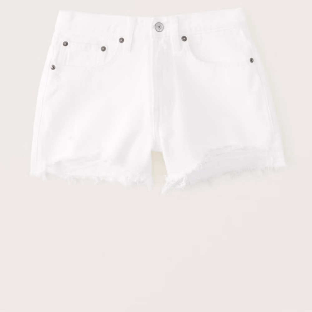 abercrombie & fitch mid rise boyfriend shorts size 25